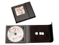 Preview: CD/USB-Case 16x13 cm mit Bildfenster. PU Leder Weiß, Schwarz